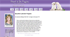 Desktop Screenshot of meant2bepuppies.com